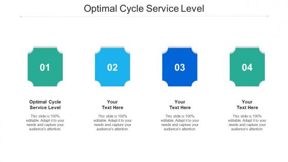 Optimal cycle service level ppt powerpoint presentation pictures summary cpb