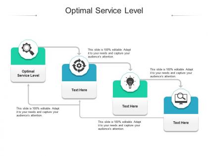 Optimal service level ppt powerpoint presentation slides vector cpb