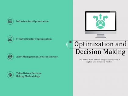Optimization and decision making n598 ppt powerpoint presentation file deck