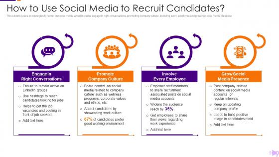 Optimization Social Media Recruitment Process How Use Social Media To Recruit Candidates