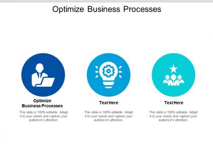 Optimize business processes ppt powerpoint presentation ideas layout ideas cpb