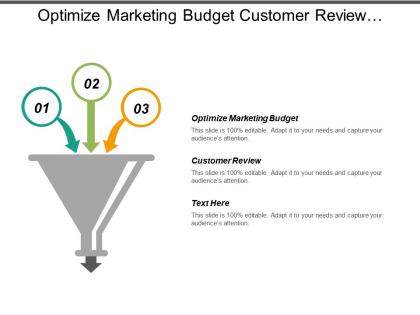 Optimize marketing budget customer review demand generation digital advertising campaigns cpb