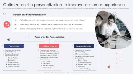 Optimize On Site Personalization To Improve Customer Experience Ecommerce Website Development
