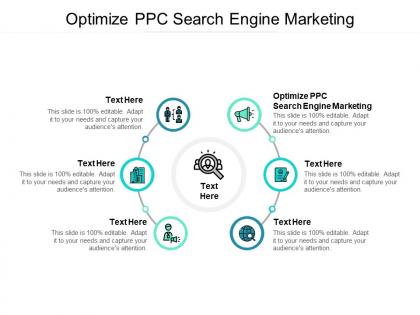 Optimize ppc search engine marketing ppt powerpoint presentation slides tips cpb