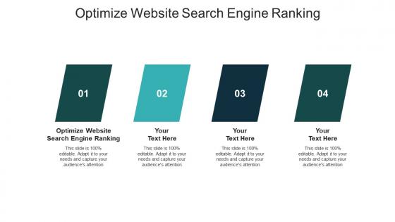 Optimize website search engine ranking ppt powerpoint presentation pictures themes cpb