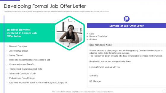 Optimizing Hiring Process Developing Formal Job Offer Letter