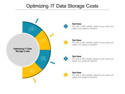 Optimizing it data storage costs ppt powerpoint presentation inspiration aids cpb