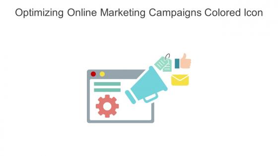 Optimizing Online Marketing Campaigns Colored Icon In Powerpoint Pptx Png And Editable Eps Format