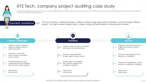 Optimizing Project Success Rates XYZ Tech Company Project Auditing Case Study PM SS