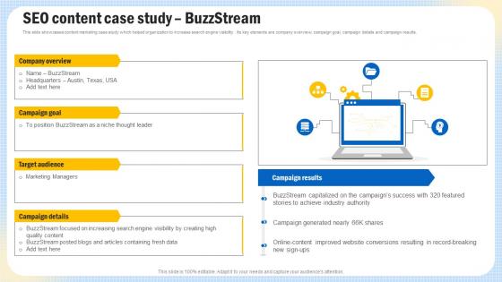 Optimizing Search Engine Content SEO Content Case Study Buzzstream Strategy SS V