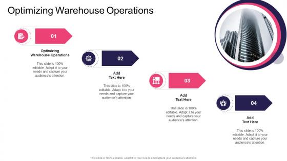 Optimizing Warehouse Operations In Powerpoint And Google Slides Cpb