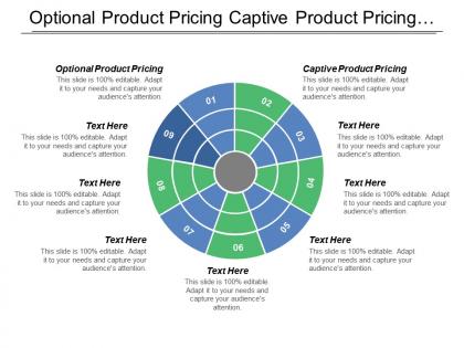 Optional product pricing captive product pricing product pricing
