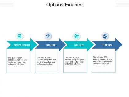 Options finance ppt powerpoint presentation styles shapes cpb