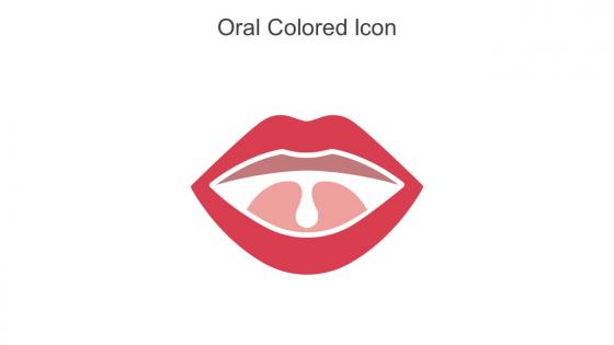 Oral Colored Icon In Powerpoint Pptx Png And Editable Eps Format
