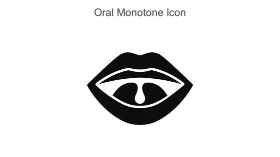 Oral Monotone Icon In Powerpoint Pptx Png And Editable Eps Format
