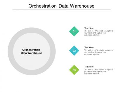 Orchestration data warehouse ppt powerpoint presentation professional shapes cpb