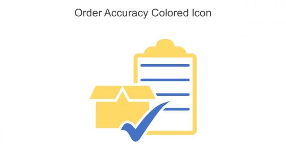 Order Accuracy Colored Icon In Powerpoint Pptx Png And Editable Eps Format