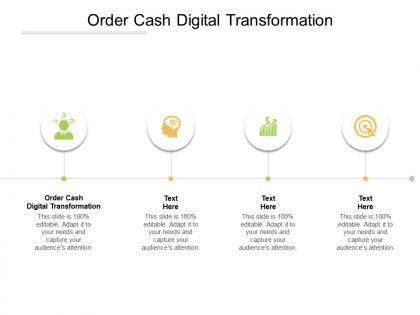 Order cash digital transformation ppt powerpoint presentation pictures backgrounds cpb