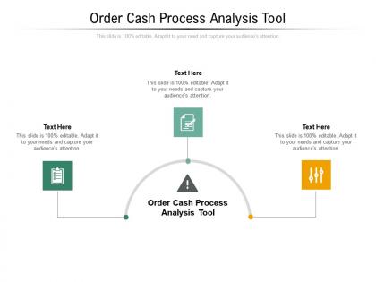 Order cash process analysis tool ppt powerpoint presentation gallery grid cpb