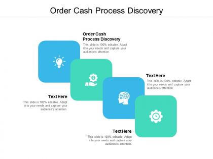 Order cash process discovery ppt powerpoint presentation portfolio microsoft cpb
