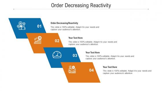 Order decreasing reactivity ppt powerpoint presentation outline inspiration cpb