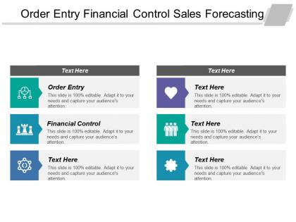 Order entry financial control sales forecasting sales measurement