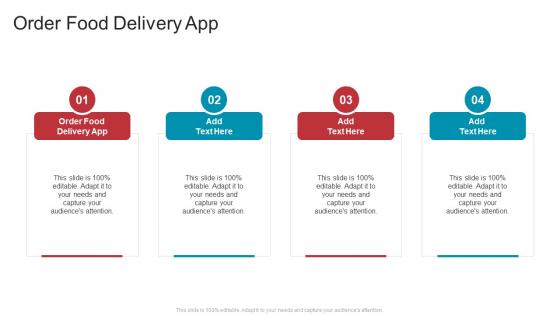 Order Food Delivery App In Powerpoint And Google Slides Cpb