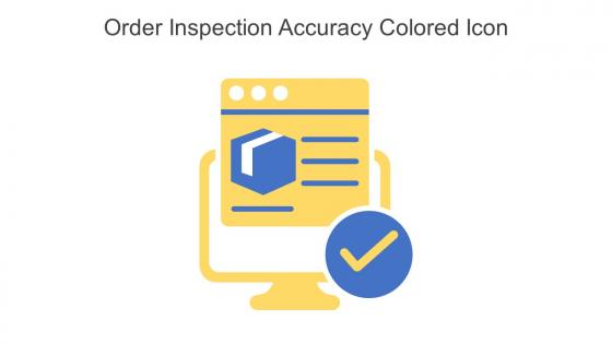 Order Inspection Accuracy Colored Icon In Powerpoint Pptx Png And Editable Eps Format