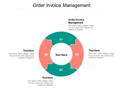 Order invoice management ppt powerpoint presentation ideas introduction cpb