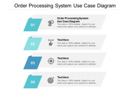 Order processing system use case diagram ppt powerpoint presentation file microsoft cpb