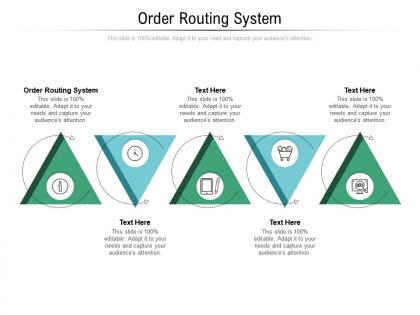 Order routing system ppt powerpoint presentation outline graphics template cpb