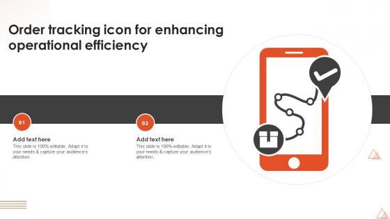 Order Tracking Icon For Enhancing Operational Efficiency