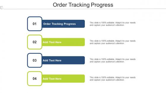 Order Tracking Progress In Powerpoint And Google Slides Cpb