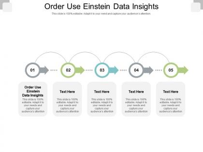 Order use einstein data insights ppt powerpoint presentation slides file formats cpb