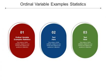 Ordinal variable examples statistics ppt powerpoint presentation model graphics cpb