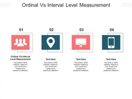 Ordinal vs interval level measurement ppt powerpoint presentation model background cpb