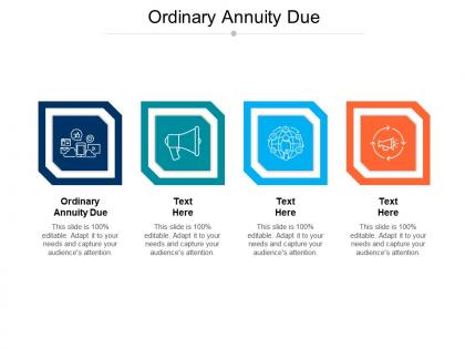 Ordinary annuity due ppt powerpoint presentation professional model cpb