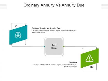 Ordinary annuity vs annuity due ppt powerpoint presentation outline rules cpb