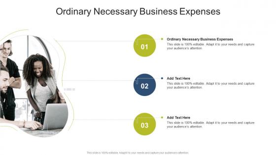 Ordinary Necessary Business Expenses In Powerpoint And Google Slides Cpb