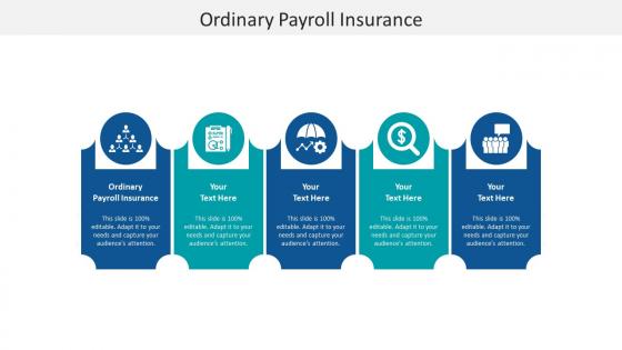 Ordinary payroll insurance ppt powerpoint presentation ideas cpb