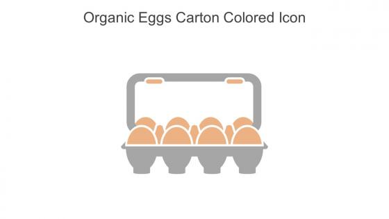 Organic Eggs Carton Colored Icon In Powerpoint Pptx Png And Editable Eps Format