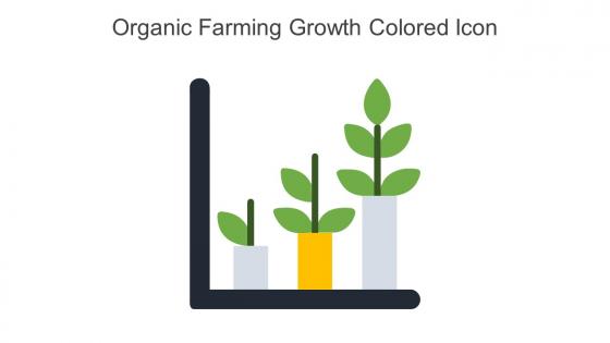 Organic Farming Growth Colored Icon In Powerpoint Pptx Png And Editable Eps Format