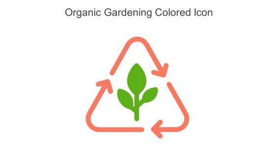 Organic Gardening Colored Icon In Powerpoint Pptx Png And Editable Eps Format