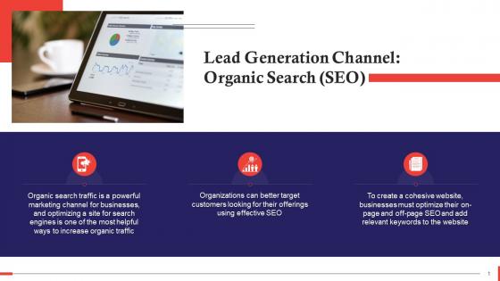 Organic Search SEO A Lead Generation Channel Training Ppt