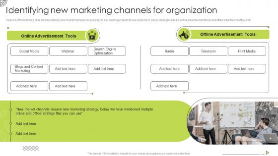 Organic Strategy To Help Business Identifying New Marketing Channels For Organization