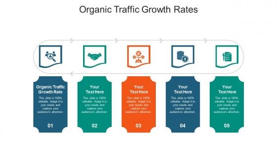 Organic traffic growth rate ppt powerpoint presentation infographics structure cpb