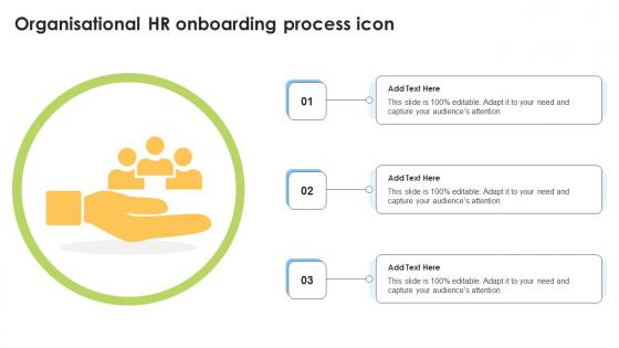 Organisational HR Onboarding Process Icon