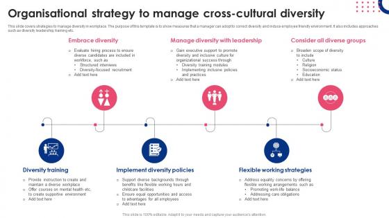 Organisational Strategy To Manage Cross Cultural Diversity