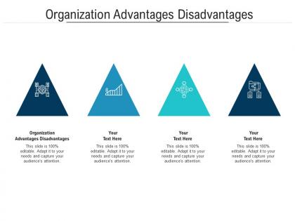 Organization advantages disadvantages ppt powerpoint presentation model clipart images cpb