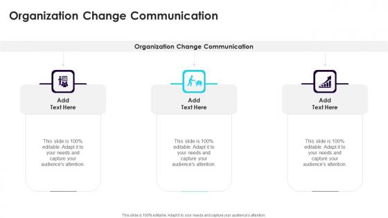 Organization Change Communication In Powerpoint And Google Slides Cpb